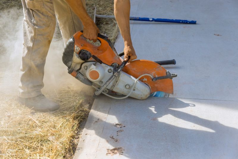 Concrete Cutting in Action